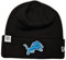 New Era Detroit Lions NFL Loop Label Knit Schwarz Beanie - One-Size
