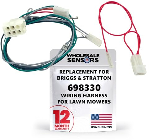 Replacement for Briggs & Stratton 698330, Wiring Harness, Made in The USA, 12 Month Warranty, Wiring Harness for Lawn Mowers