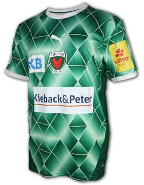 PUMA Füchse Berlin Heimtrikot 24 25 grün Füchse Home Shirt Handball Jersey, Größe:XXL