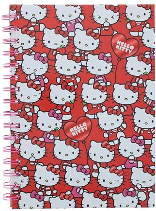 Blueprint Collections Hello Kitty A5 Notebook | Kawaii Notepad | Cute Sanrio Stuff | Hello Kitty Gifts & Stationery