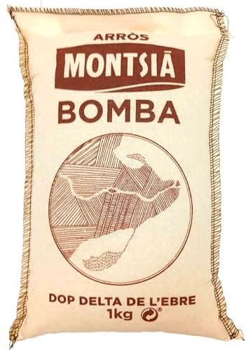 Paella Bomba Rice - Spanish Rice Arroz Bomba D.O.P Delta De Lebre 1kg bag
