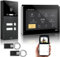 GVS - IP Video Türsprechanlage 2-Familienhaus mit Türöffner (RFID), HD Kamera, 2x10 Zoll Monitor & App - Smarte Video Türklingel mit Kamera & Gegensprechanlage (AVS5540A)