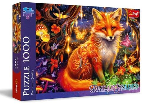 Trefl - DreamScapes: Märchenfuchs - Puzzle 1000 Elemente - Bildserie aus der Welt der Träume, für Erwachsene und Kinder ab 14 Jahren