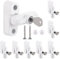 DAJAVE 8 Pack Door Jammers for UPVC Doors, Sash Jammers for UPVC Windows, Window Sash Jammer Locks for Doors and Windows - with Keys