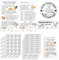 600 Pcs Farm Fresh Egg Carton Labels 600 Pcs Please Return Egg Carton Stickers 200 Pcs Double-Sided Egg Handling Instruction Cards Fresh Farm Egg Packaging Set for Eggs Care (Egg Set)