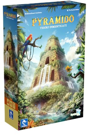 Pendragon – Pyramide vergessene Schätze – Italienische Ausgabe – Brettspiel, ab 8 Jahren, für 1-4 Spieler