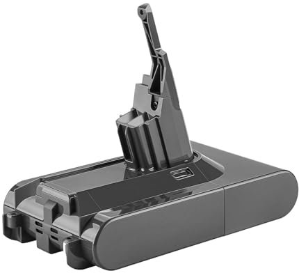 Batería de Repuesto SV10 de 5000 mAh y 21,6 V, Compatible con Dyson aspiradoras V8 V7 Absolute, Fluffy Animal, de 4,0 mAh.(Fit V8 and V7 5000ah)