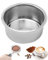 KEMUZ 51mm Filtro de Café de Acero Inoxidable,Pack de 1 Filtro Presurizado para 1/2 Taza de Café Espresso, Filtro de Café Compatibles con Cafeteras Cecotec Ufesa Delonghi Breville