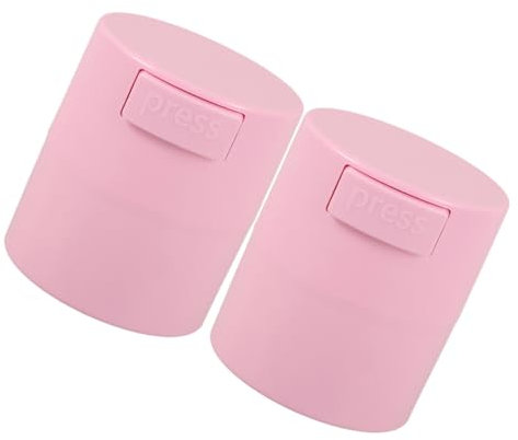 BESTYASH 2 Pezzi barattolo di colla per ciglia finte colla per ciglia duo Accessori professionale ciglio barattolo adesivo per ciglia strumenti per sollevare le ciglia plastica rosa