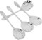 Cabilock 4 Cucchiai In Acciaio Inossidabile Cucchiaini Da Zucchero Quadrati Coreani Coppette Per Gelato Cucchiai Incisi Cucchiaini Da Tè Di Halloween Cucchiaini Da Zucchero Quadrati