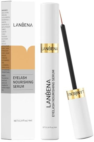LANBENA Wimpernserum Wimpern Wachstum Lash Serum, Augenbrauen Wachstum Serum - Nat¡§1rliche & sichere Zutaten- 4ML
