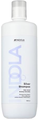 Indola Special Grey Hair Removal Shampoo 300ml Brightens, Moisturises and Reduces Warm Tones