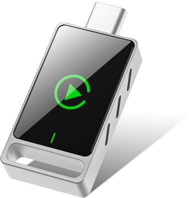 JYUHA 2 in 1 Wireless Carplay Adapter UK, Type-C/USB | Convert Wired to Wireless CarPlay for iPhone & Android, Car Play Wireless Adapter for iOS 10+ and Android 11+& Cars from 2016