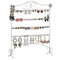 Mango Steam Organisateur de Bijoux Pour Boucles D'oreilles et Bagues (Blanc Classique)