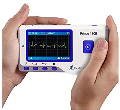 Heal Force Color Screen Prince 180B Household ECG Monitor CE Cleared