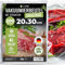 culivac Vakuumierbeutel 200 Vakuumbeutel 20x30cm Premium, Folienbeutel für jedes Folienschweißgerät Vakuumiergerät Vakuumierer, Vakuumierfolie Original sous vide, Made in Germany, BPA-frei