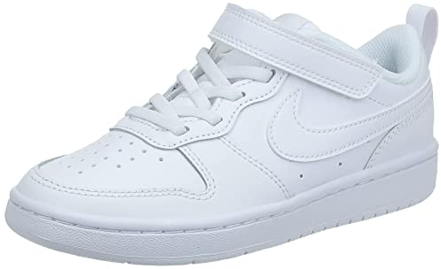 Nike Jungen Court Borough Low 2 (Psv) Sneaker, White/White-White, 33 EU