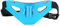 Angelgürtel Aluminium Stand-up Offshore Kardanisch Gepolsterte Rutenhalter Angelrutengürtel Verstellbar Bootsangeln(Blau)