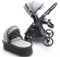 Nebula, by Venture Pram Travel System, Foldable Pushchair, Reversible seat, Carrycot, and adapters (Cool Grey)