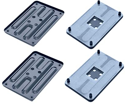 Tiardey 2Pcs Metal AMD AM4 CPU Heatsink Bracket Backplate,Durable Radiator Base Holder Mounting Backplane for AM4 AMD