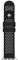 Armani Exchange Bracciale compatibile con Apple Watch, 42/44/45 mm - 22 mm Silicone nero, AXS8010