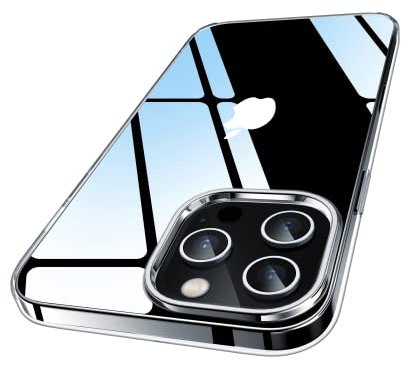 Incept Crystal Clear [Anti-Yellow Tech] for iPhone 13 Pro Max Case [8FT Military Grade Shockproof] Slim Thin Cases Transparent Hard PC Back Soft TPU Silicone Protective Bumper Airbag Phone Cover 6.7