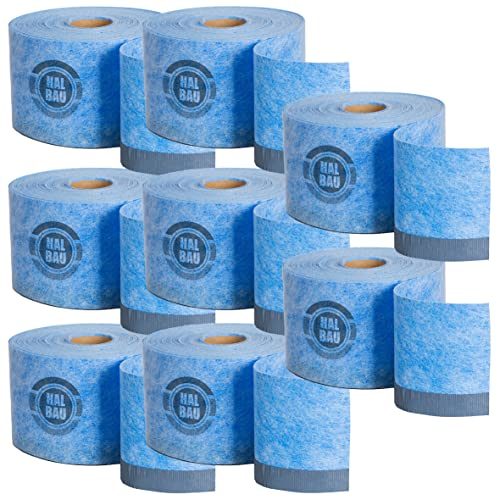 HALBAU 200m Wannendichtband HN05 selbstklebend, Fugenband Bad, Dichtungsband Badewanne, Dusche, Sanitär Dichtungsband für Balkontüren