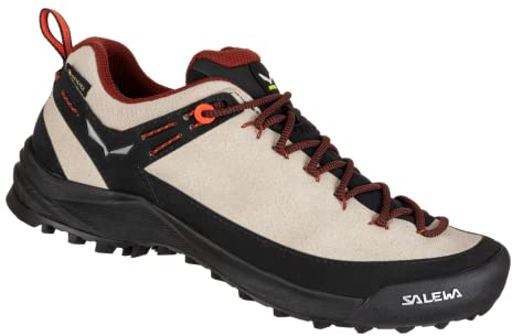 Salewa Women's Wildfire Leather GTX W Hiking Shoes, Oatmeal Black, 6 UK