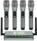 XTUGA UF4600 4 Channel UHF Wireless Microphone System,Cordless Micorphone with 4 Handheld Mic&Mini Receiver,Metal Build,Long Distance 164ft for Church, Party, Outdoor Events