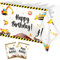 2 Stück Bagger Tischdecke Geburtstag Deko,Tischdecke Bagger Kindergeburtstag 137 x 274cm,Wasserdicht Plastik Tischdecke, Tischdecke Fahrzeuge Dekorationen für Geburtstag Baby Shower Party