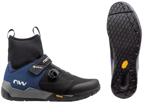 Northwave Multicross Plus GTX MTB Winter Fahrrad Schuhe schwarz/blau 2024: Größe: 44.5
