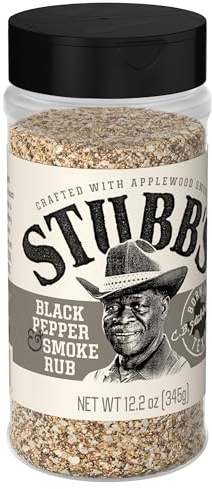 Stubb's Black Pepper & Smoke Rub, 340 ml