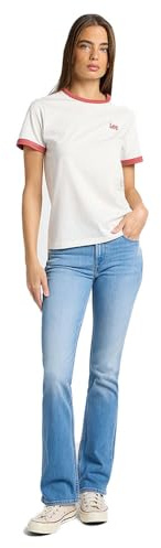Lee Damen Breese Boot Jeans, Mid Shine, 31W / 31L EU