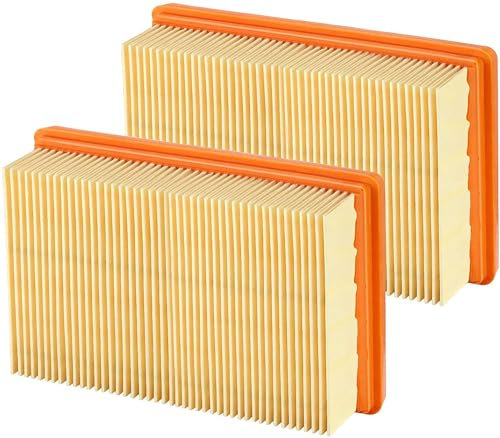 INF Confezione da 2 filtri HEPA per Kärcher NT25/NT35/NT45, filtro di ricambio, filtro per aspirapolvere, lavabile e riutilizzabile
