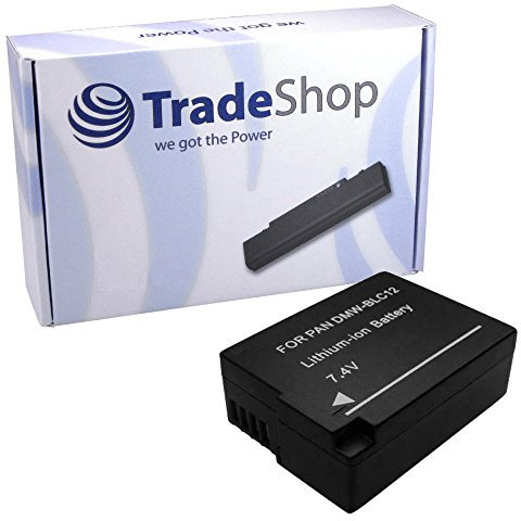 Trade-Shop Li-Ion Akku kompatibel mit Panasonic Lumix DMC-GX8A DMC-FZ200K,Lumix DMC-G6KK DMC-FZ2000 DMC-G70M DMC-G81 DMC-G81H DMC-G81M DMC-G80 G80M