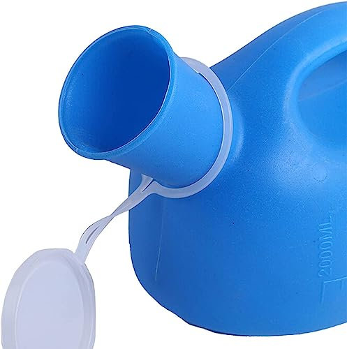 SFQEVHRZ Unisex Urinale Urinflasche， 2000ML Männlichen Urinal Tragbare Wiederverwendbare Töpfchen Pee Flasche Collector Reise Toilette
