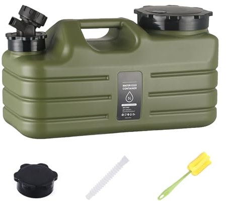 Réservoir d'eau d'extérieur – Bidon d'eau avec robinet, réservoir d'eau avec robinet | Robinet de réservoir d'eau de 5 L attaché, sans fuite, grand bec verseur pour plage, barbecue, randonnée