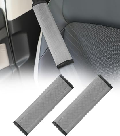 Flaconi Auto Gurtpolster,Gurtpolster Auto,Gurtpolster,Gurtschoner,Gurtpolster Auto Erwachsene,Gurtschoner Auto,Gurtpolster Erwachsene (Grau)