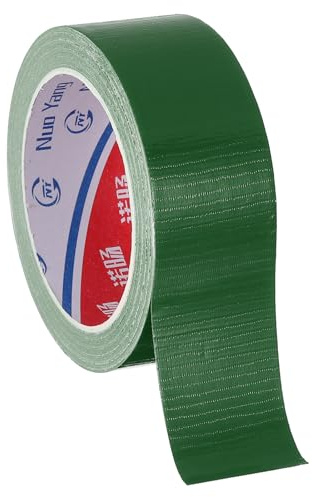 PATIKIL Gewebeband, 40 mm x 20 m Gewebeklebeband, Panzertape Wasserfest, Reparaturband, Panzerband, Grün Buchbindungsband, Selbstklebend zur Reparatur, Bücher