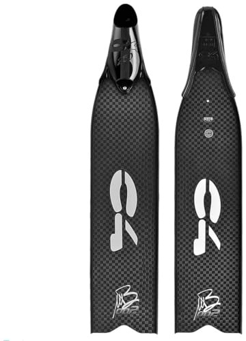 C4 Flossen MB002 Carbon Apnoe Taucherflossen mit Schuh C4 250 Blatthärte 20-25-30 Blattlänge 87,5cm