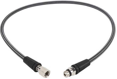 SPYMINNPOO Taucher Hochdruckschlauch, Kohlefaser -Flechten Flexibler Schlauch 80 cm, Manometer, Tauchregler Unterwasserausrüstung