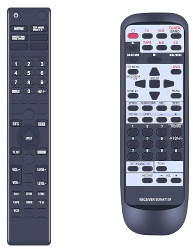 TCNOUMT Replacement EUR647139 Remote Control fit for TECHNICS Receiver SA-AX540 SA-DX940 SADX940 SAAX540