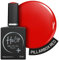 Halo Gel Polish Plus 12ml - Pillar Box Red. UV/LED Gel Nail Polish, Long Lasting & Easy To Apply. Nail Art Colours For Manicure & Pedicure. Hema Free Gel Polish For Professional & Home Use.