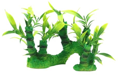 Künstliche Aquarien, Wasserpflanze, Dekoration, grüne Bambuspflanze für Aquarien, Umwelt, verbesserndes Landschaftsbau-Zubehör