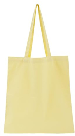 AMSLSIU Convenient and Reliable Tote Bag for Daily Errands Cotton Large Capacity Tote Bag Shopping Bag Shoulder Bag Tote Bags, Light Yellow