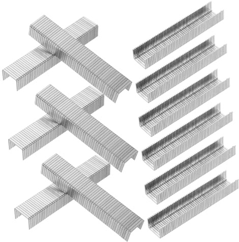 Toddmomy Agrafes Pneumatiques En Acier Au Carbone à Couronne Étroite Pour Travail Du Bois 1000 Pièces Compatible Agrafeuses Pneumatiques Et Électriques Usage Professionnel Et Personnel