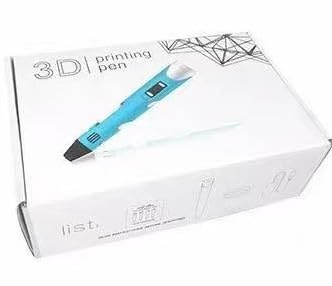 FANDYM 3D-Stift und relatives dreidimensionales Kreativitätssystem für Extrusion + 30 m PLA-Filamente - Anleitung auf Italienisch und Englisch - Professioneller 3D-Stift, nützliche Sachen.