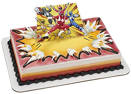 DECOPAC Power Rangers It's Morphin Time DecoSet Cake Decoration Topper, 3, 20746