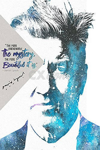 David Lynch inspiring quote Foto gedrucktes Poster – aufgedruckte Unterschrift – 12x8 inches (30x20 cm)