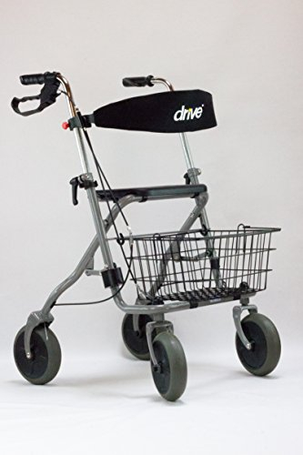 Standard-Rollator Migo 2G mit Rückengurt 25% leichter als vergleichbare Standard-Rollatoren, grau, silber,